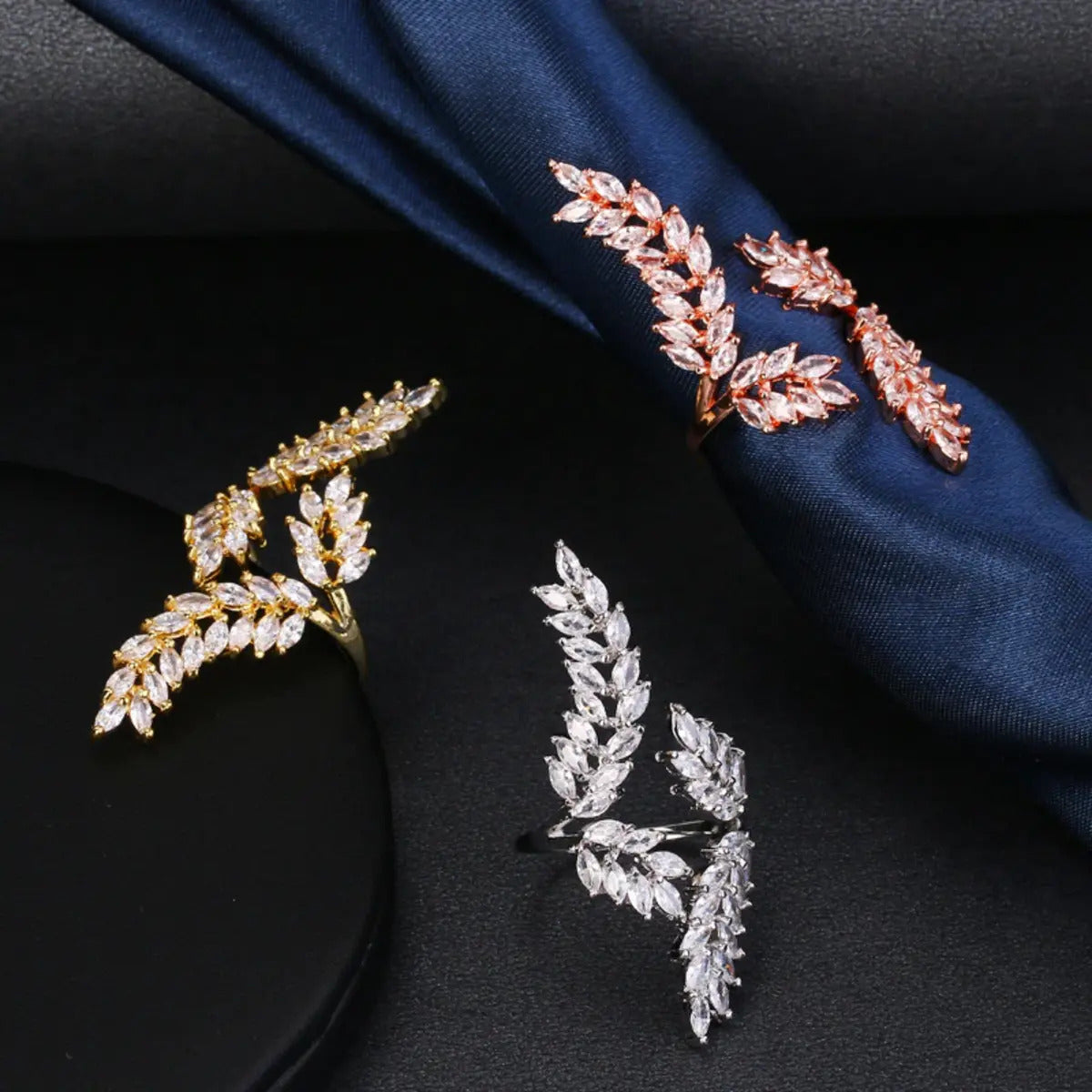Ever Ace Classic Crystal CZ Fashion Finger Rings For Women - RG005