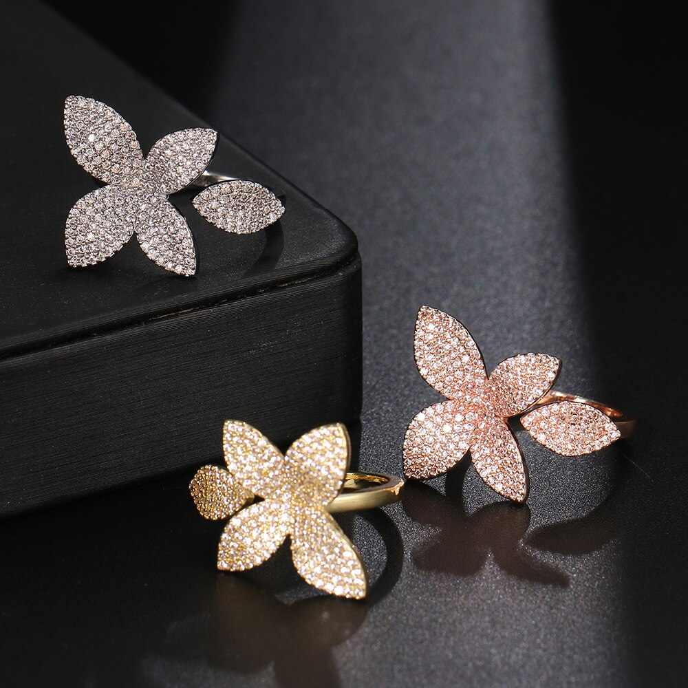 Ever Ace Crystal CZ Fashion Finger Rings For Women - RG128