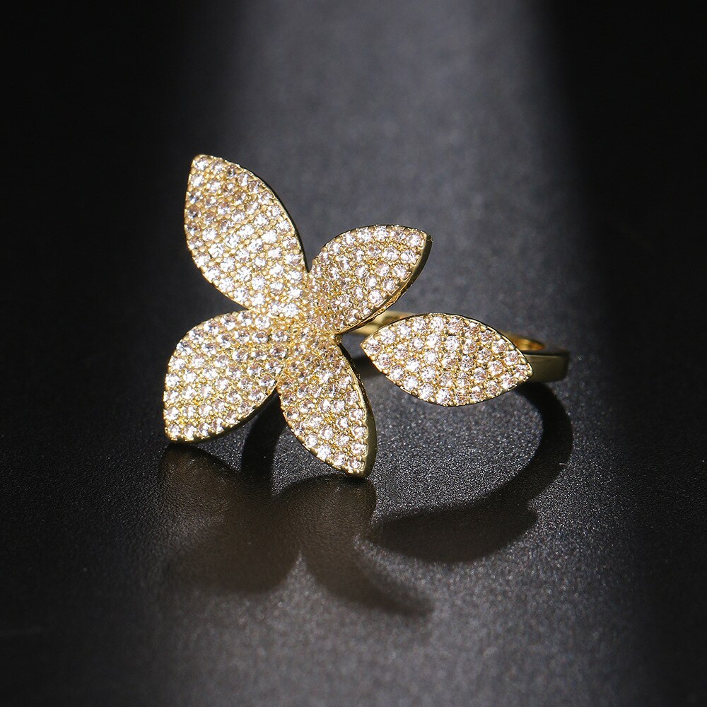 Ever Ace Crystal CZ Fashion Finger Rings For Women - RG128