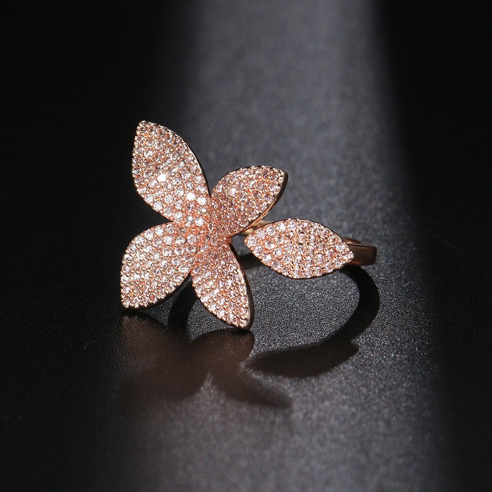 Ever Ace Crystal CZ Fashion Finger Rings For Women - RG128