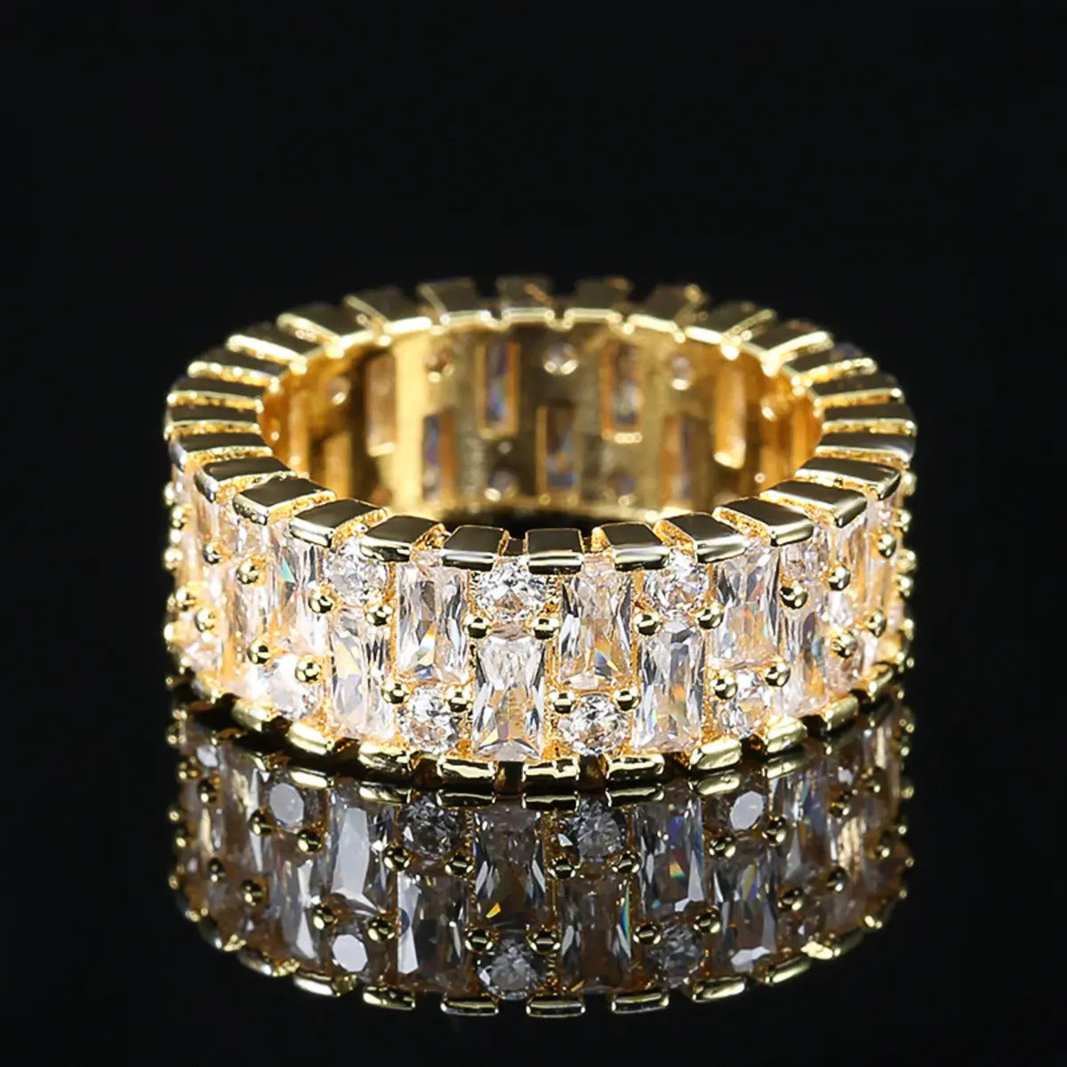 Ever Ace Classic Colorful Finger CZ Crystal Rings For Women - RG130