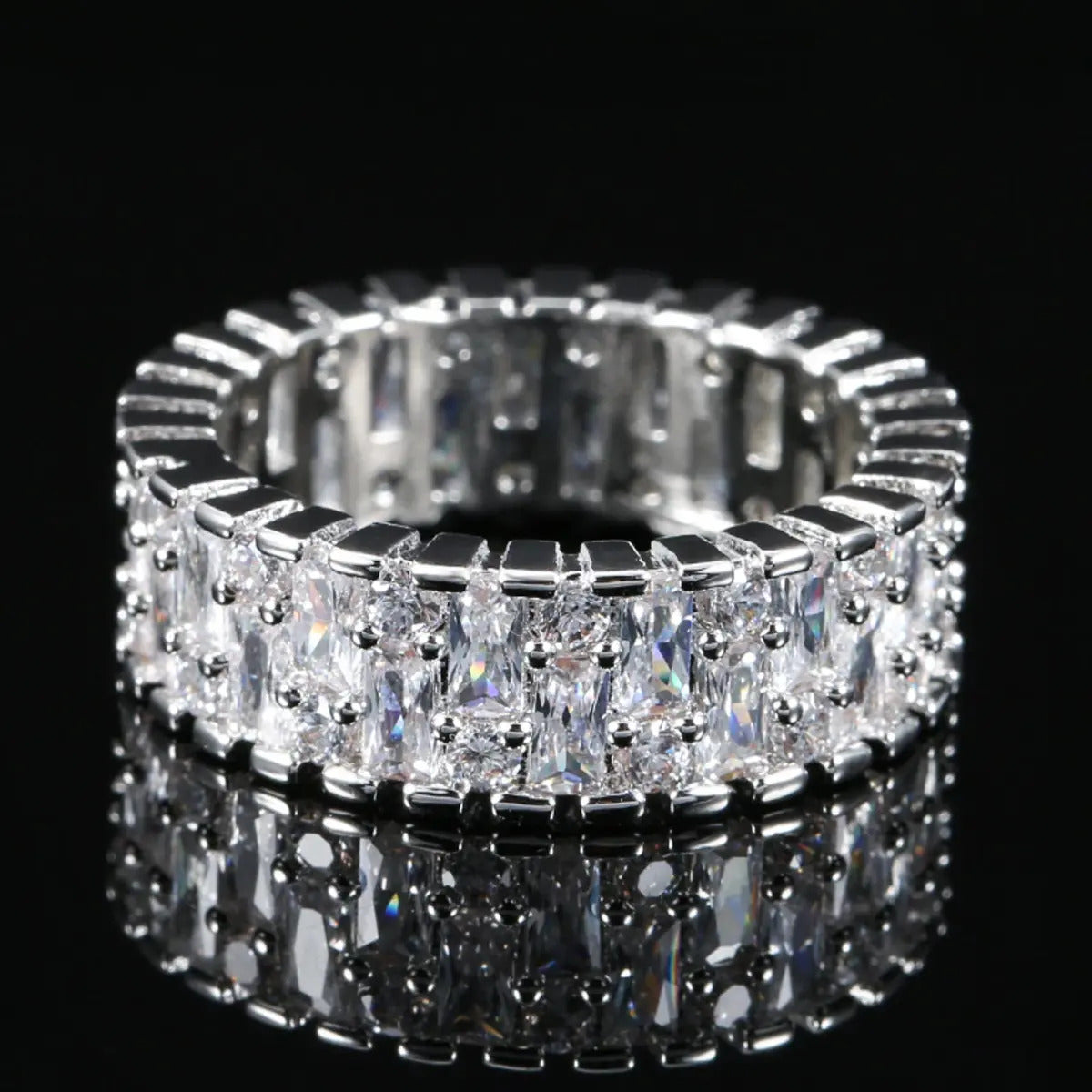 Ever Ace Classic Colorful Finger CZ Crystal Rings For Women - RG130